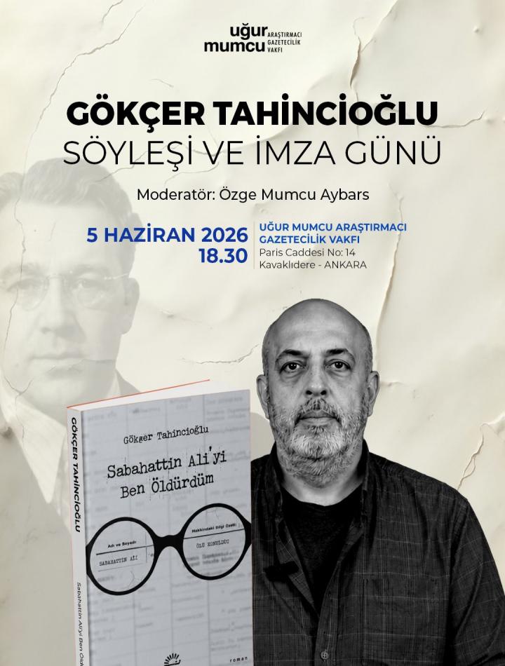 Söyleşi & İmza Günü: Gazeteci ve yazar Gökçer Tahincioğlu okurlarıyla buluşuyor!